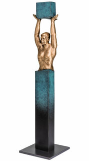 Sculpture "Yes I can", bronze