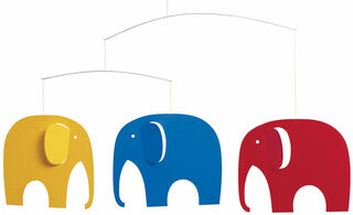 Plafond mobile "Réunion d'éléphants"