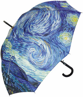 Stick umbrella "Starry Night" (Nuit étoilée)