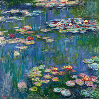 Tableau "Nymphéas" (1916) von Claude Monet