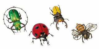 Décoration de jardin "Set d'insectes", 4 pièces