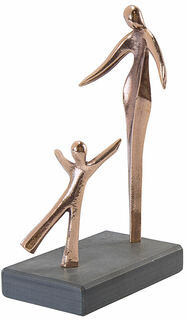 Sculpture "Premiers pas", bronze