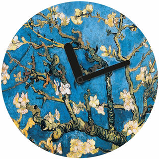 Horloge murale "Amandier en fleur"