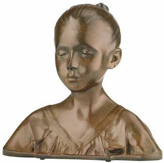 Buste "Enfant de Worpswede", réduction en bronze