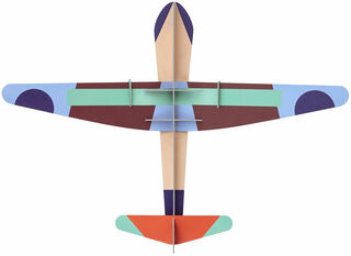 objet mural 3D "Deluxe Glider Plane" en carton recyclé, DIY