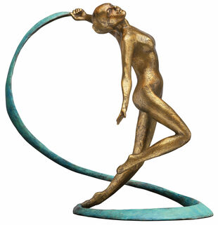 Sculpture "Veil Dancer", bronze