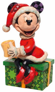 Sculpture "Minnie Mouse avec du chocolat chaud", fonte von Jim Shore