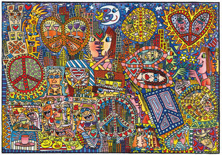 Tapis "Give Peace a Chance" (230 x 160 cm)