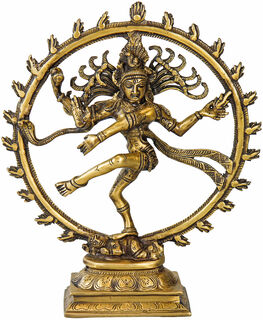 Sculpture en laiton "Shiva Nataraja"