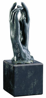 Sculpture "La Cathédrale" (Étude pour le secret), version en bronze von Auguste Rodin
