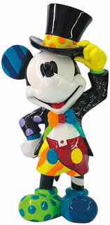 Skulptur "Mickey Mouse mit Hut", Kunstguss