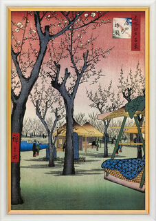 Tableau "Parc des pruniers à Kameido" (1856-1858), encadré von Ando Hiroshige