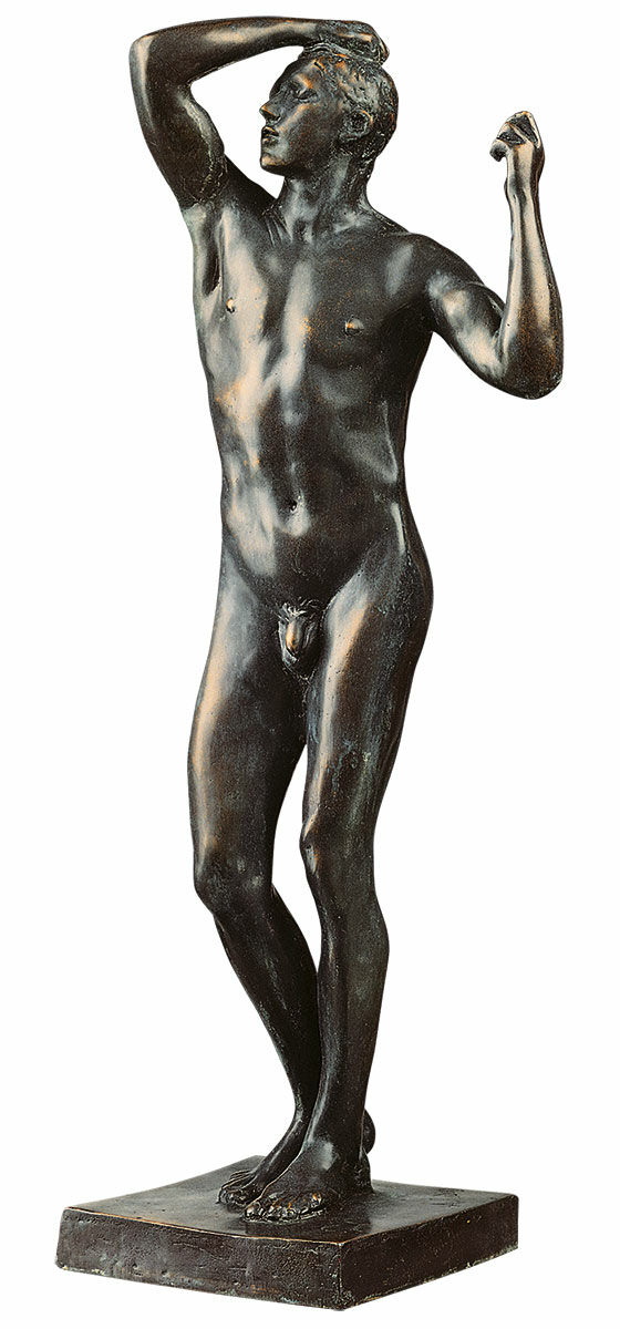 Sculpture "L'âge d'airain" (1876), petite version en bronze von Auguste Rodin