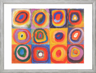 Tableau "Colour Study Squares" (1913), encadré
