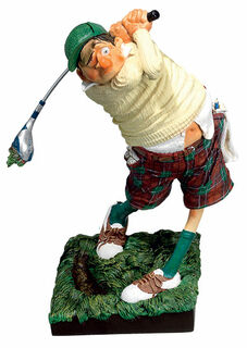 Caricature de sportif "Le golfeur", moulage