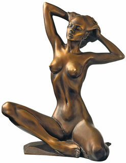 Sculpture "Nu assis", version bronze