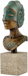 Buste "Tête de l'ammonite", version bronze