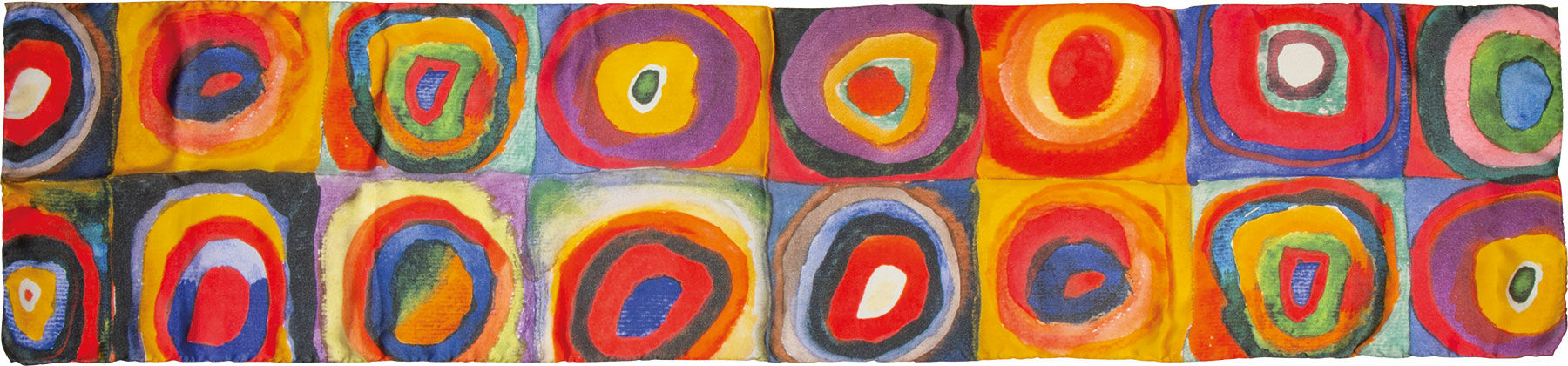 Foulard en soie "Étude de couleurs, carrés" (1913) cstorm-arsmundi-base.detail.by-artist Wassily Kandinsky