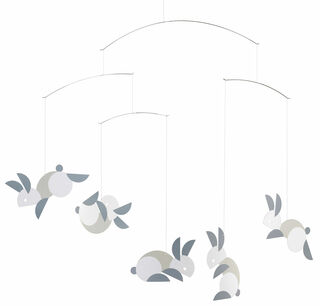 Plafond mobile "lapins de Pâques"