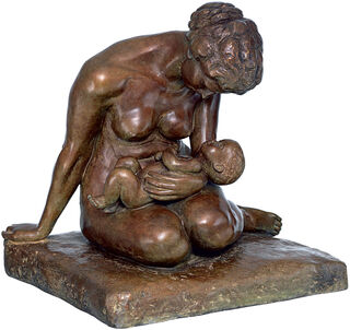 Sculpture "Mère à l'enfant" (1907), version en bronze