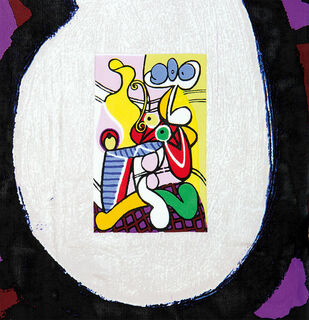 Foulard en soie "Grande nature morte avec guéridon" von Pablo Picasso