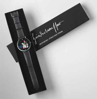 Montre-bracelet d'artiste "King of the Towers" (Roi des tours) von Friedensreich Hundertwasser