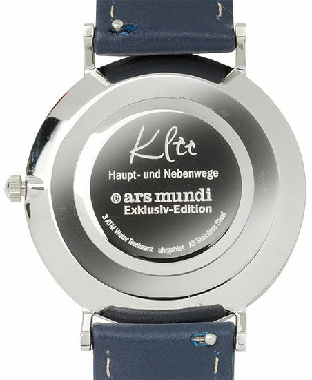 Montre-bracelet d'artiste "Klee - Chemin principal et chemins latéraux"