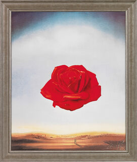Tableau "La Rose méditative" (1958), encadré